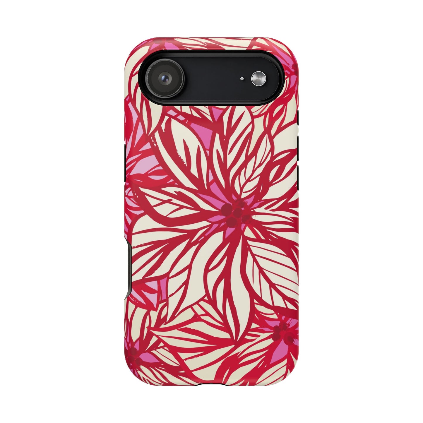 Poinsettia iPhone MagSafe Tough Case