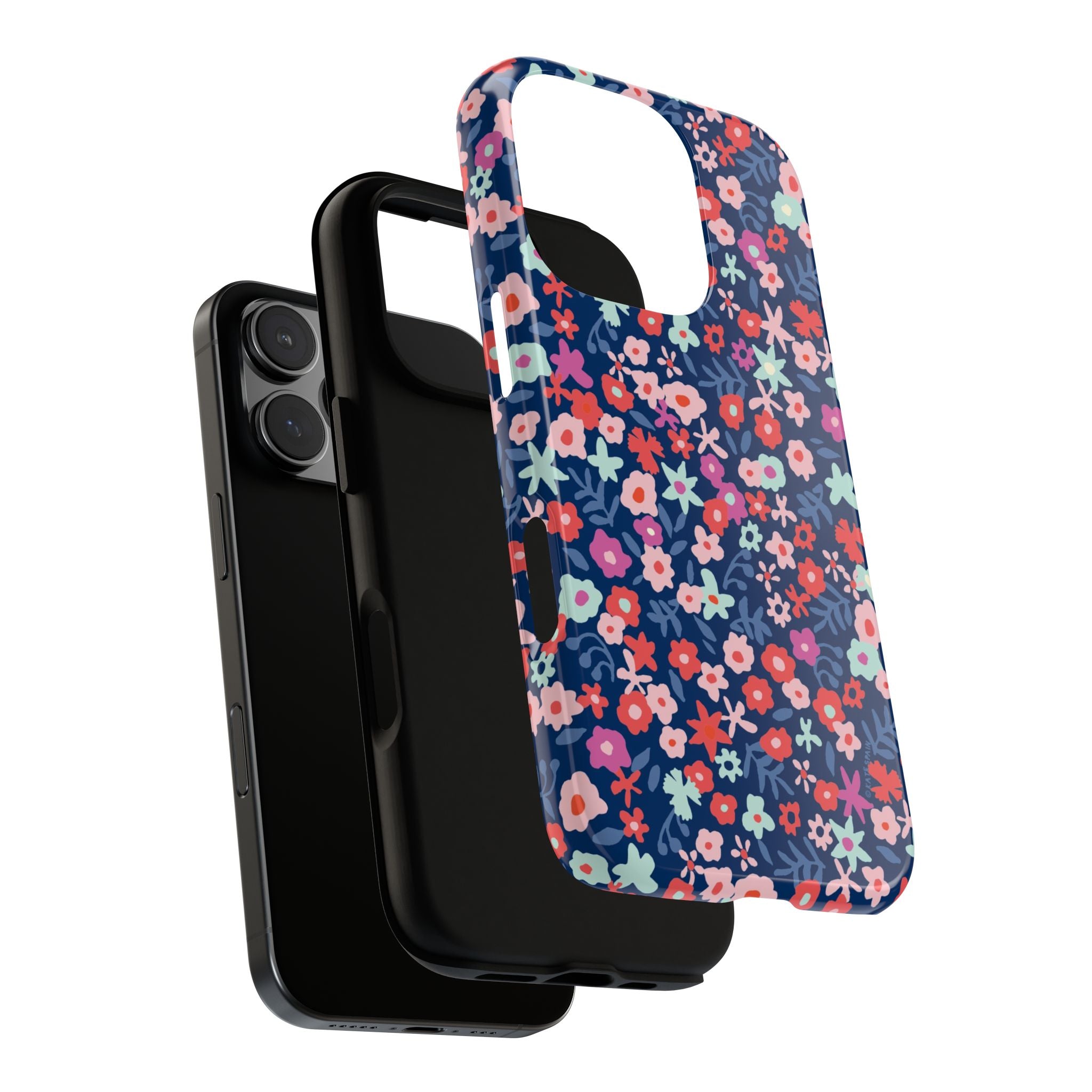 Primrose Tough iPhone 16 Pro Max Case – exploded side view showing dual-layer construction