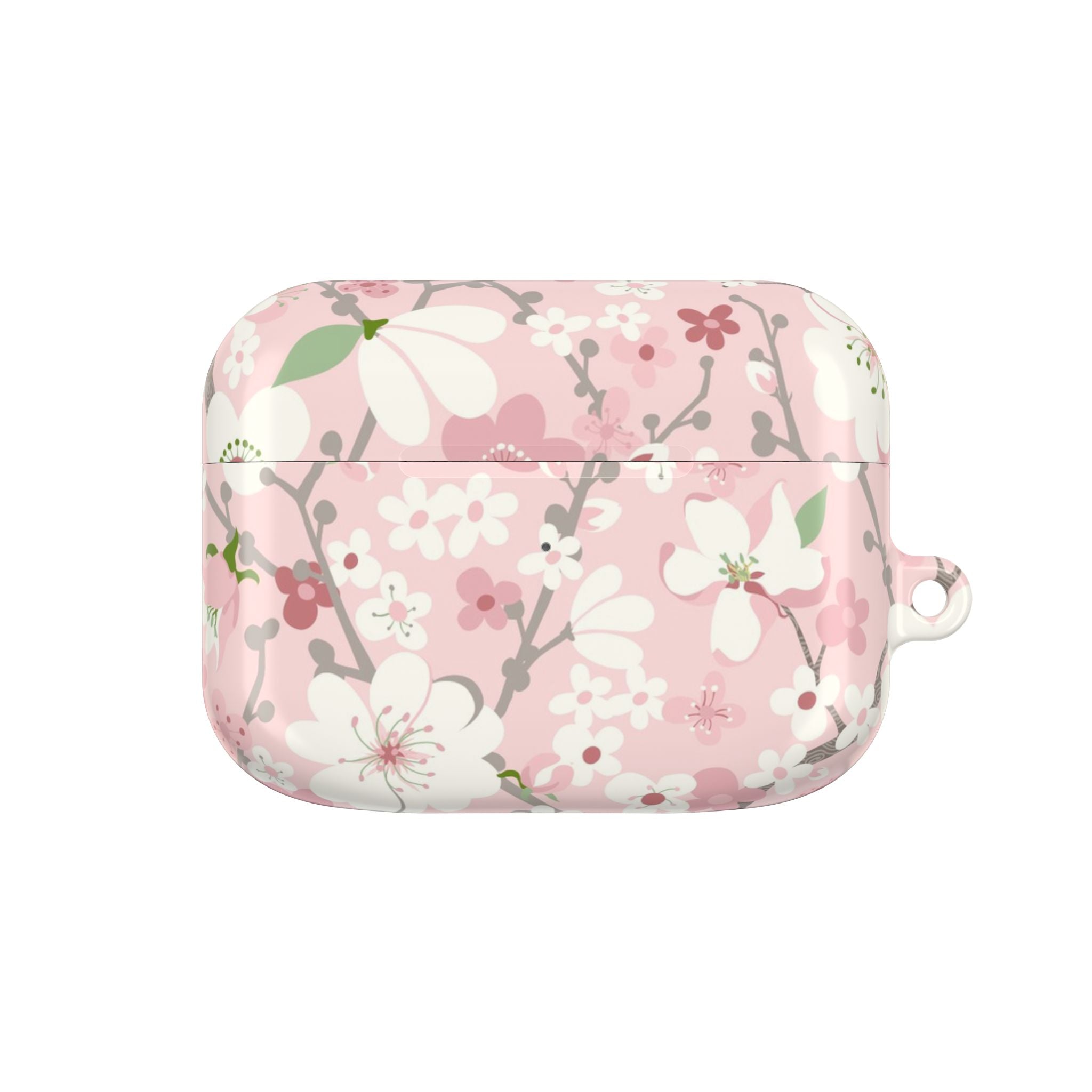 Pink Cherry Blossom AirPods Case