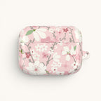 Pink Cherry Blossom AirPods Case