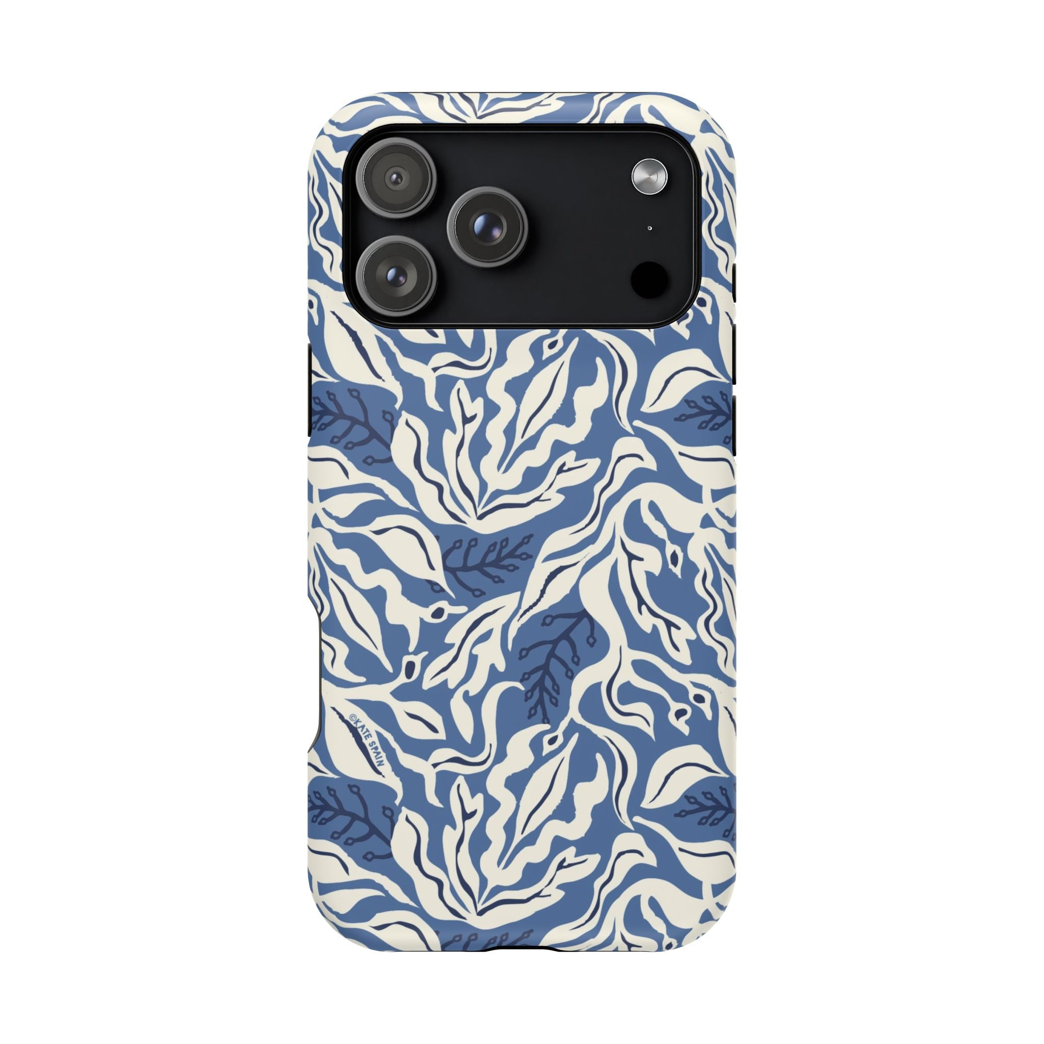 Ocean Tides MagSafe case for iPhone 17 Pro Max - glossy blue coastal wave design