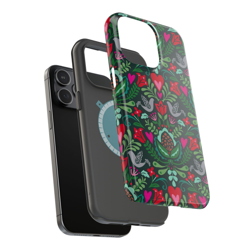 Rosemaling MagSafe iPhone Case