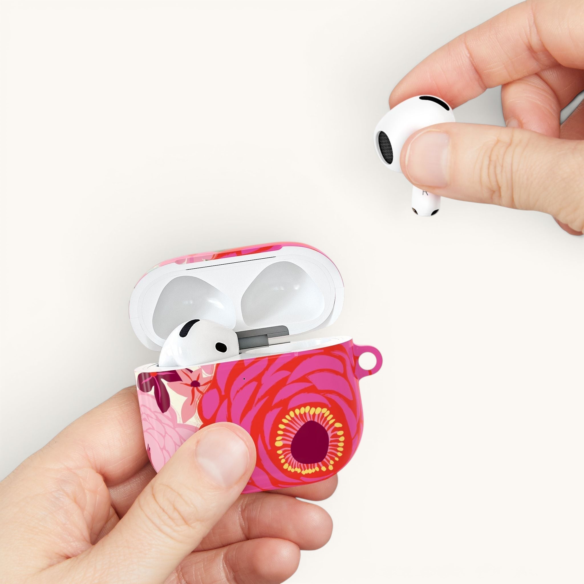 Bloomerie Fuchsia AirPods Case