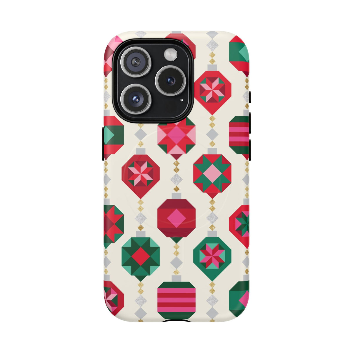 Felicity Ornaments MagSafe iPhone 15 Pro Case – Matte | holiday ornament print