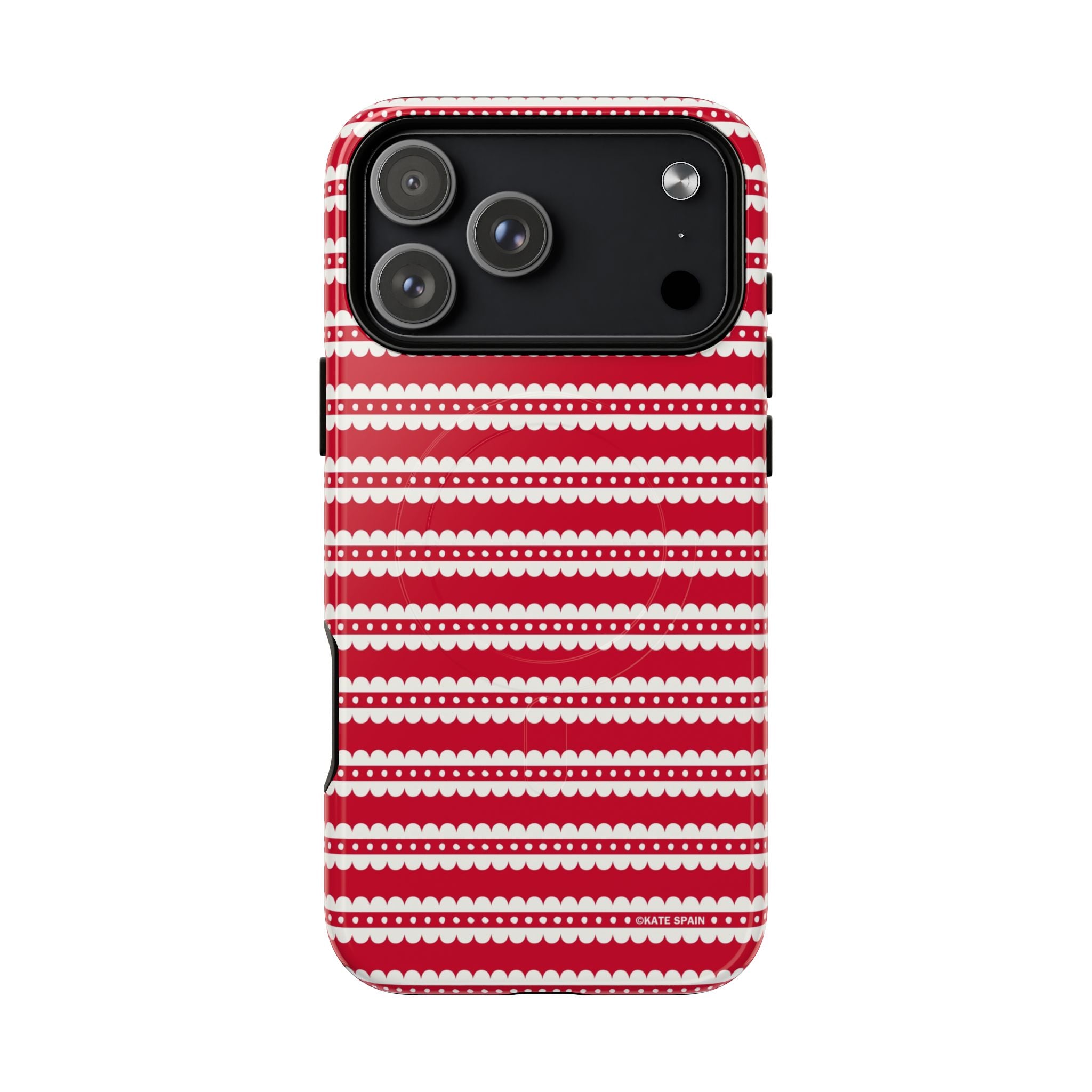 Candy Cane Stripe MagSafe iPhone Case