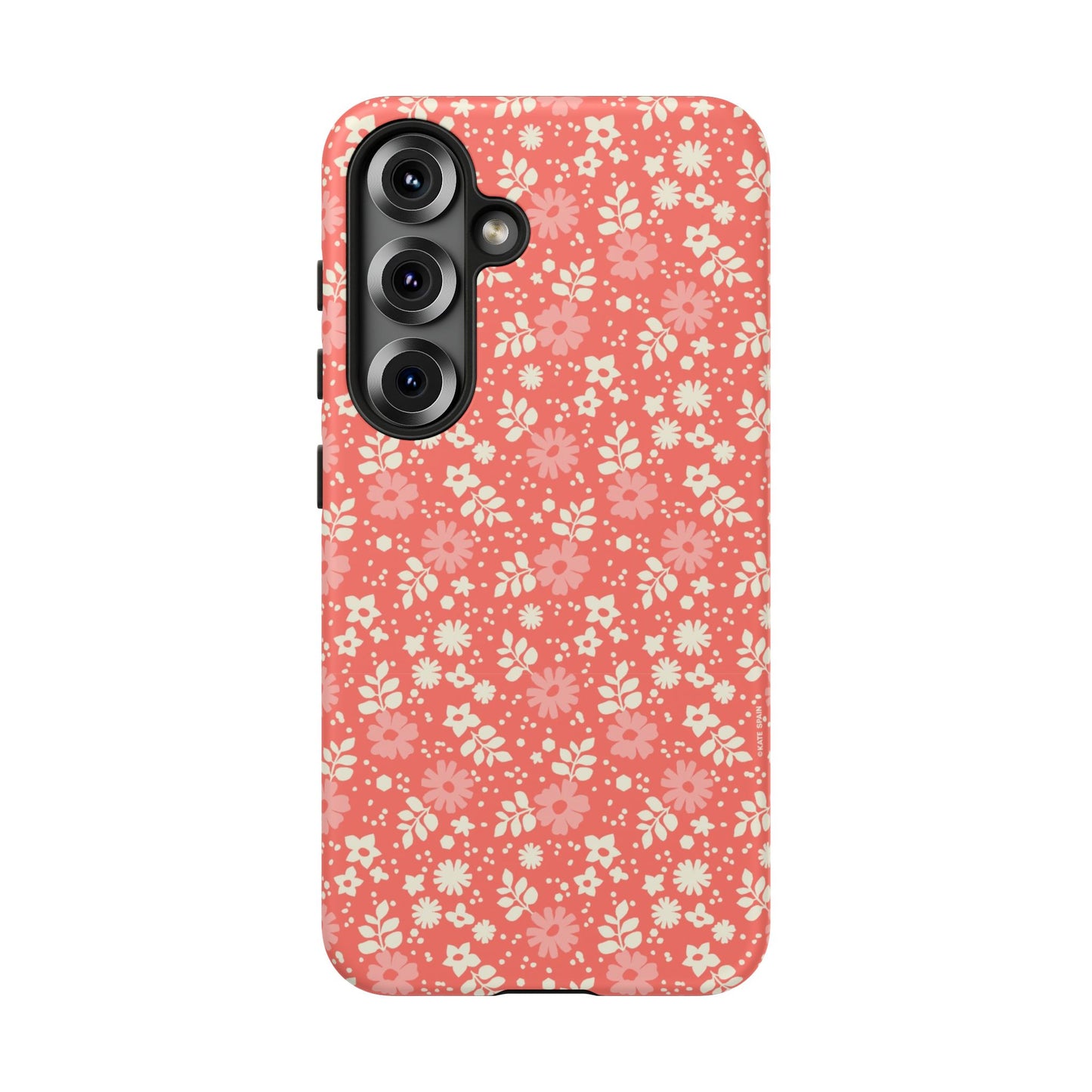 Petaline Floral Daisy Coral Samsung Tough Case