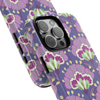 Lantern Flower Tough iPhone 16 Pro Max Case – lifestyle/angled shot