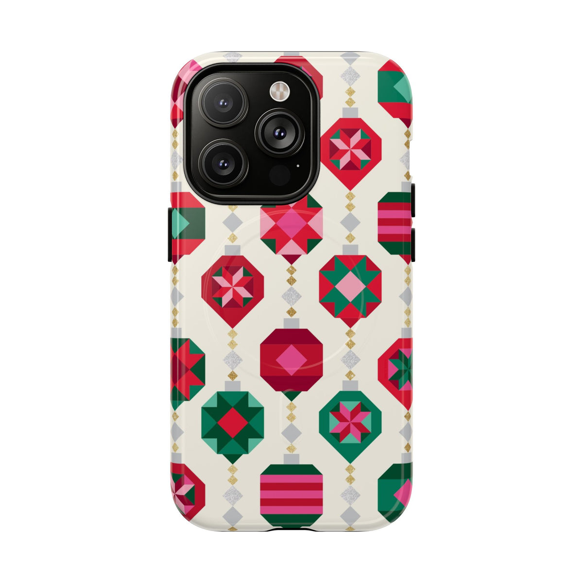 Felicity Ornaments MagSafe iPhone 14 Pro Case – Glossy | holiday ornament print