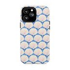 Seashells MagSafe iPhone 13 Pro Max Case – Matte | periwinkle, cream, blush scallop shell print