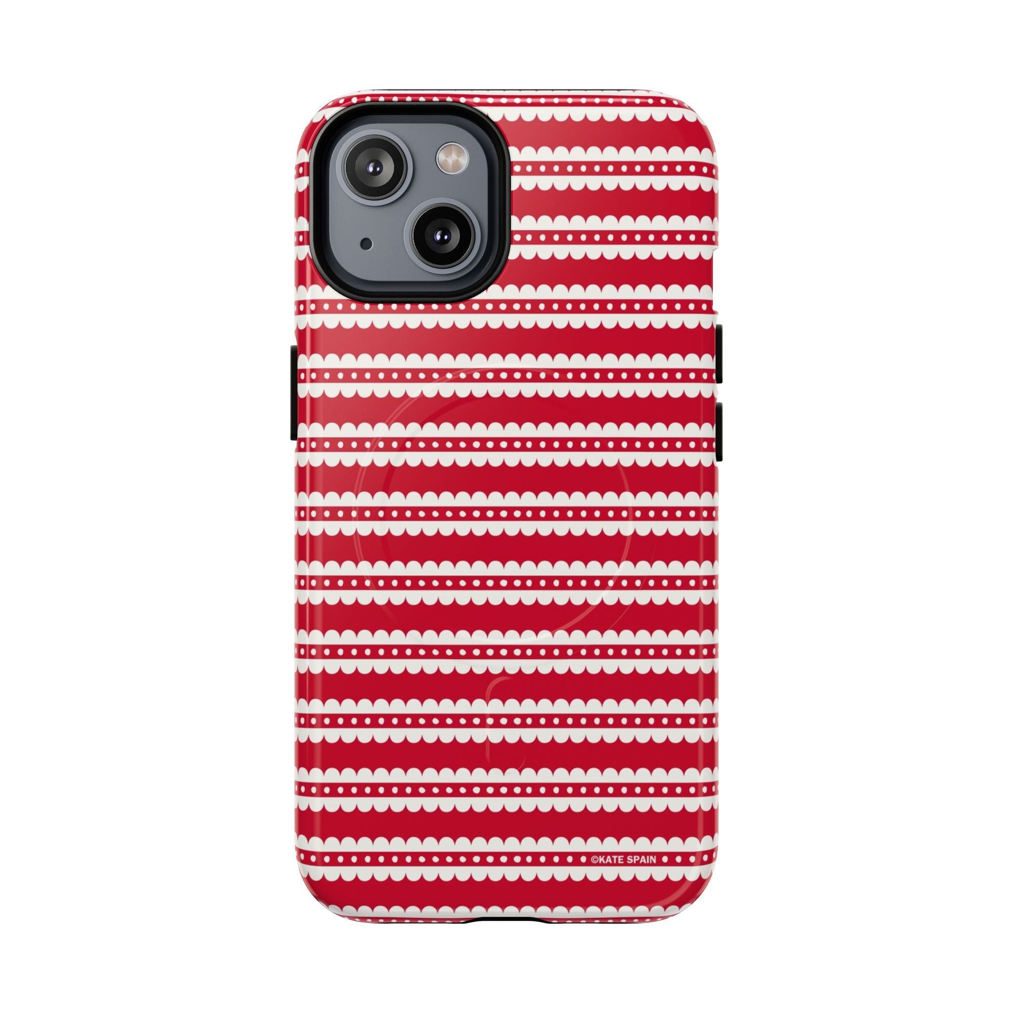 Candy Cane Stripe MagSafe iPhone Case