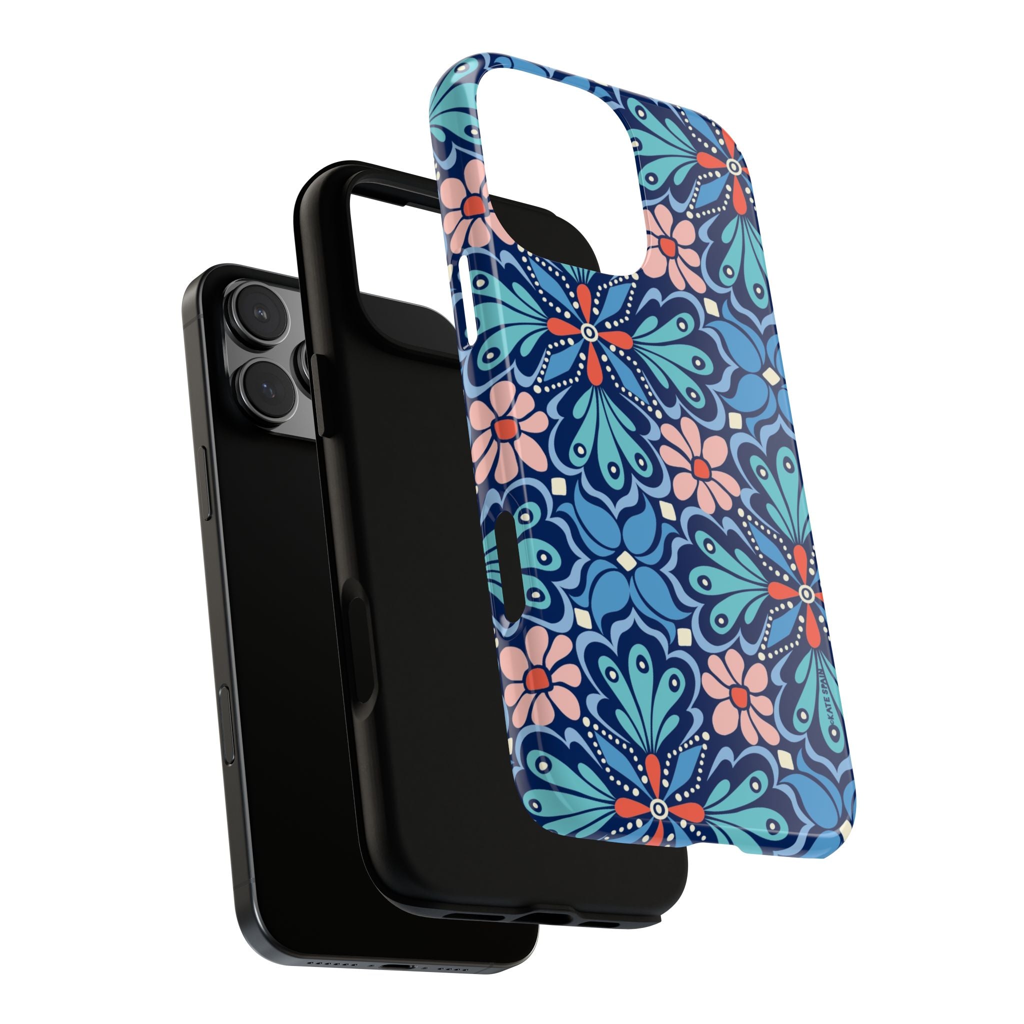 Bolero Tough iPhone 16 Pro Max Case – Glossy | exploded side view showing dual-layer construction