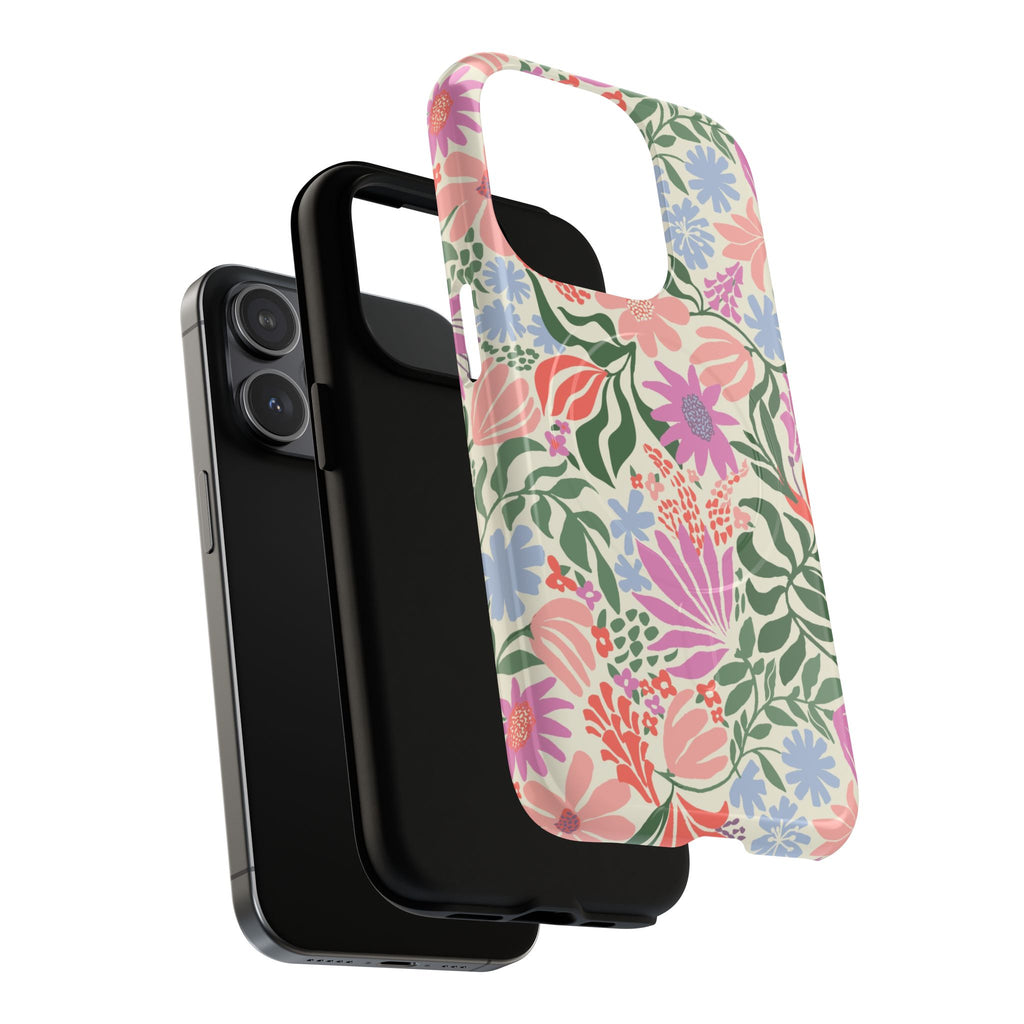 Botanica Pastel iPhone 16 Pro MagSafe Case – Dual-layer construction blowout with iPhone 16