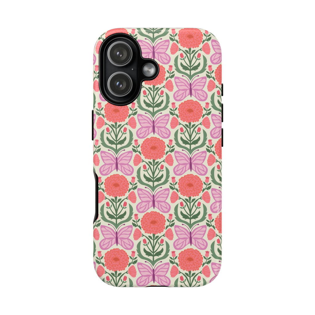 Pink Butterfly iPhone Case
