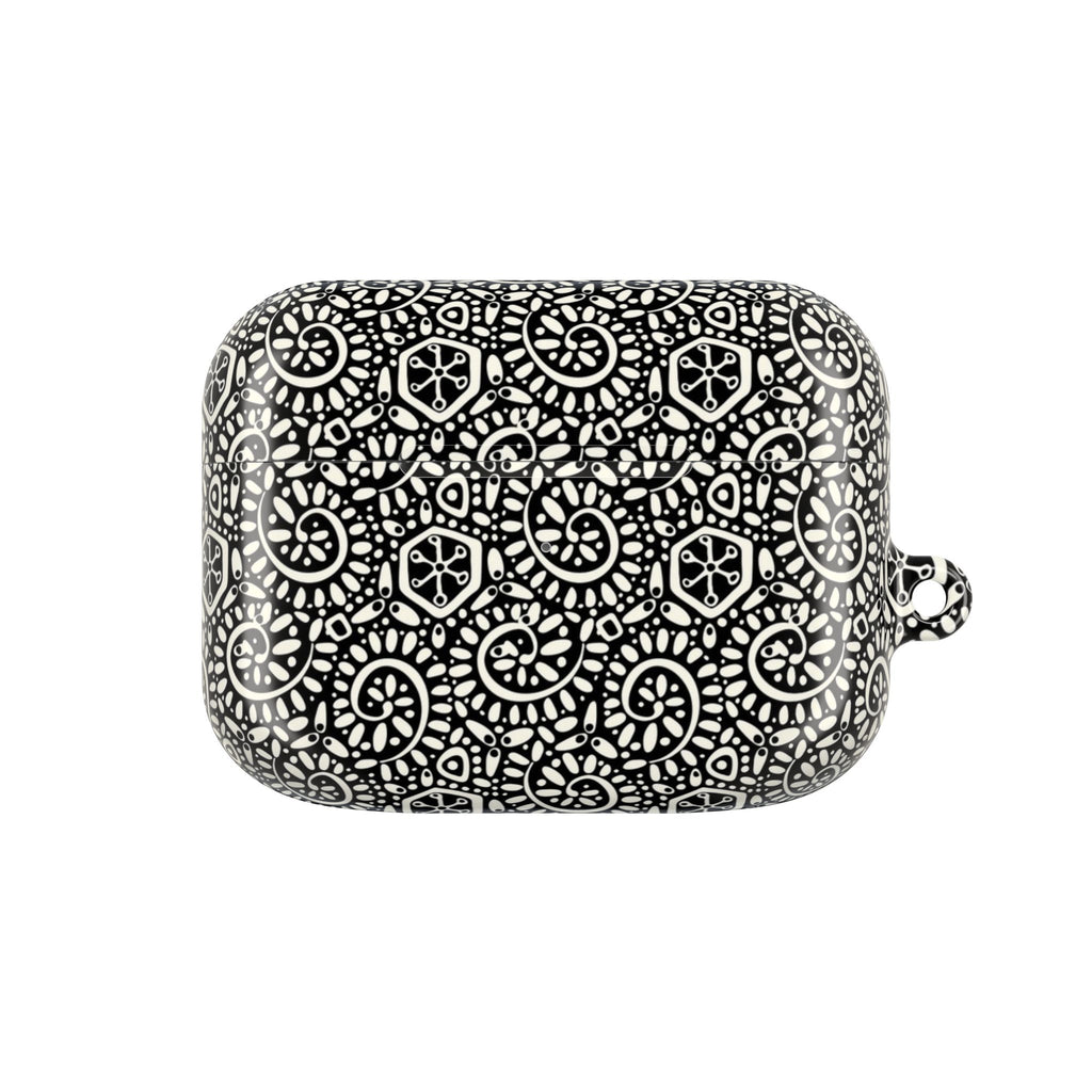 Canto Swirls Black AirPods Case