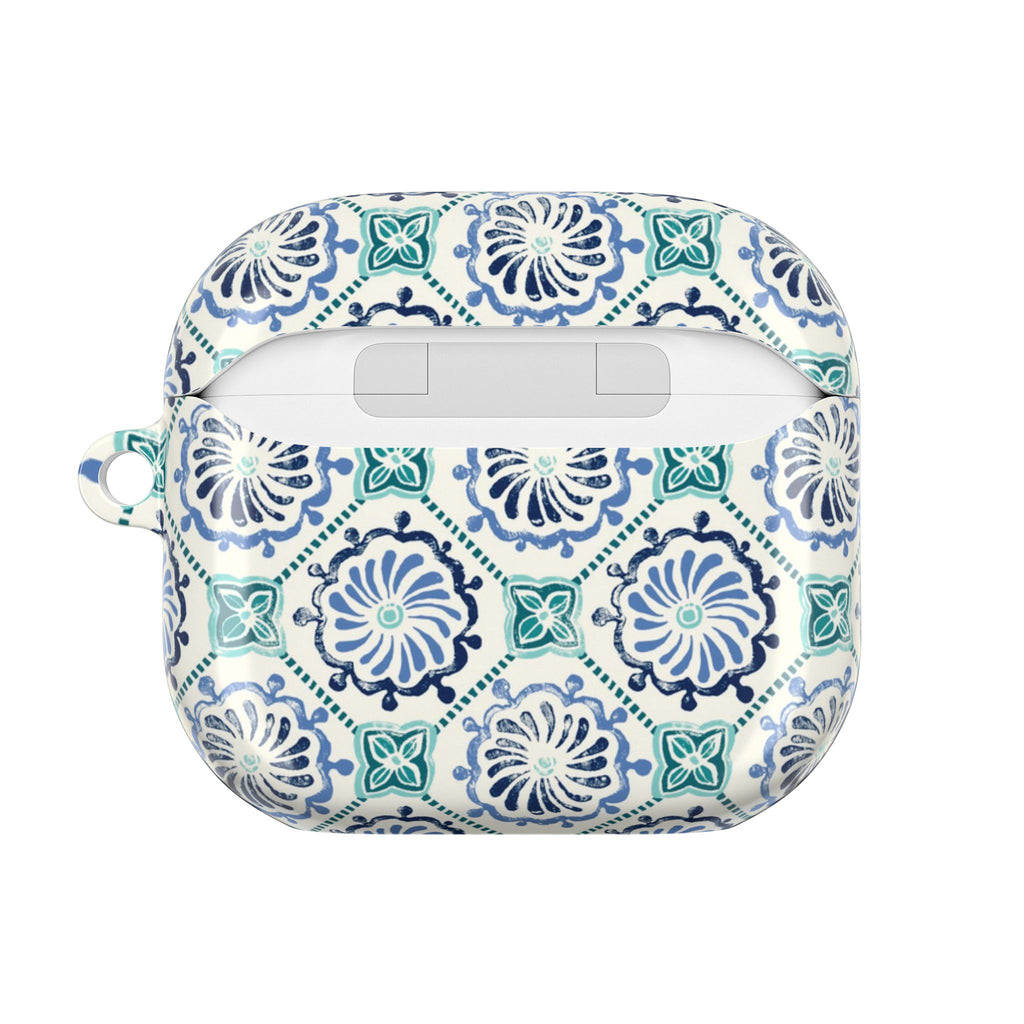 Horizon Blue Tile Personalized AirPods Case