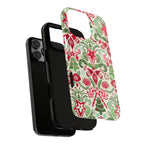 Wonderland Tough iPhone 16 Pro Max Case – exploded side view showing dual-layer construction