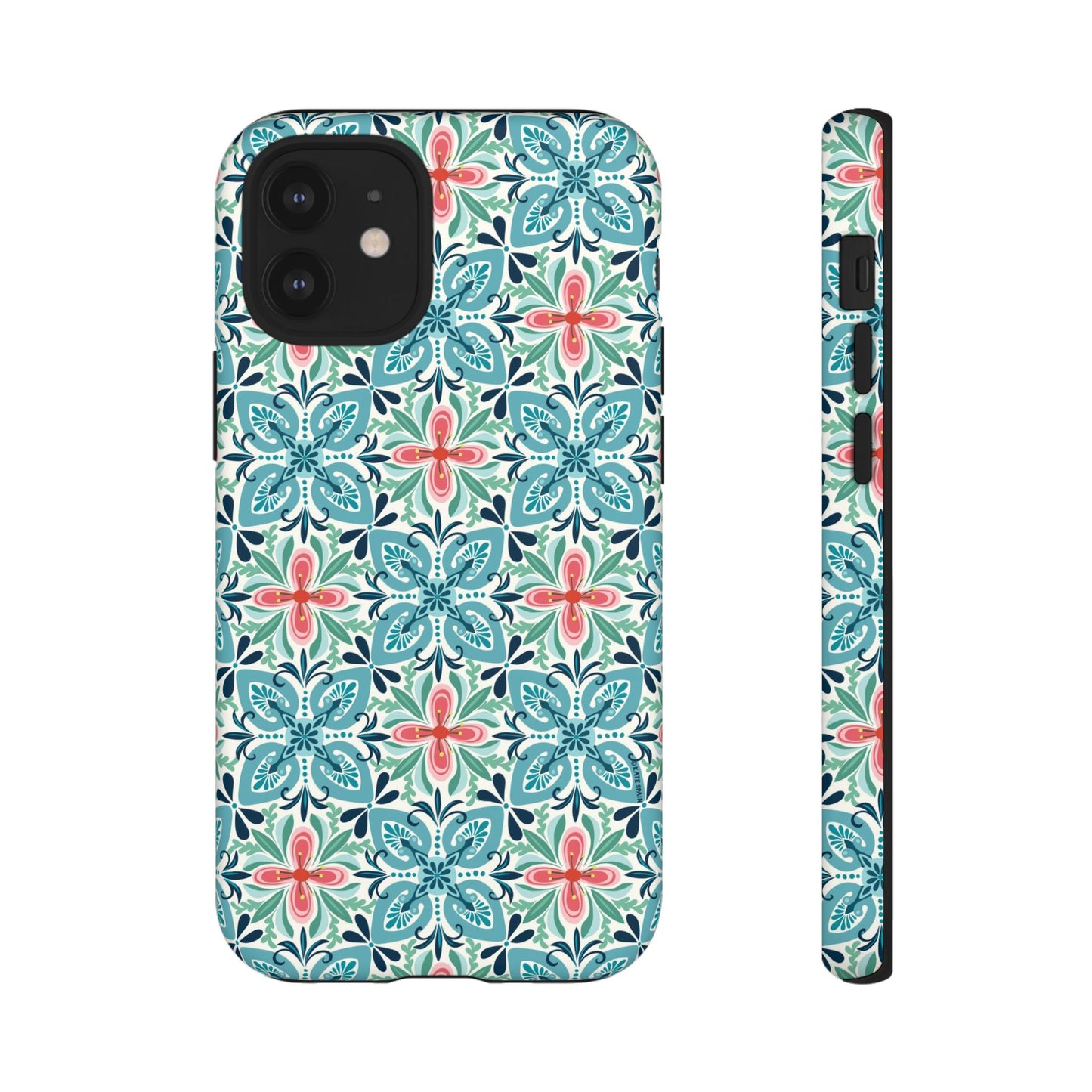Stonecrop Floral Tile iPhone Tough Case