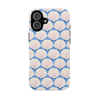 Seashells iPhone Tough Case iPhone 16 Plus Matte