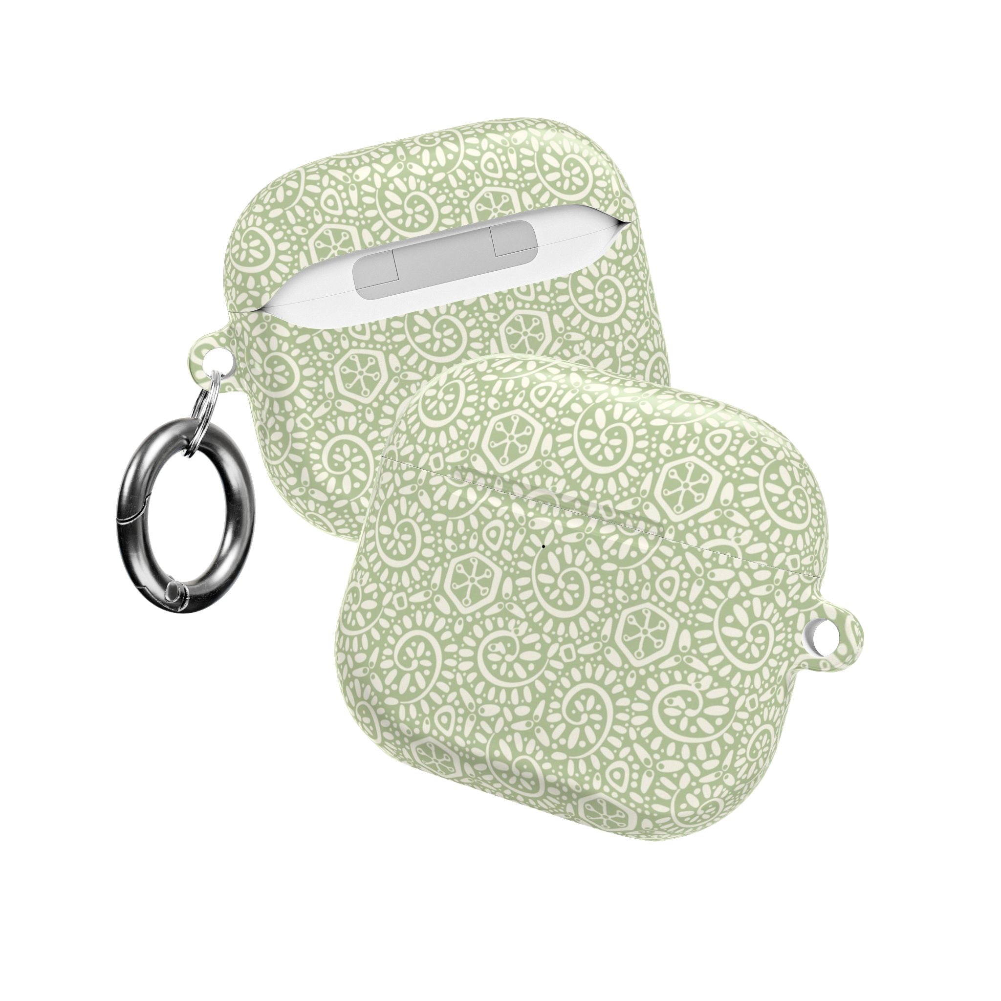 Canto Swirls Pastel Sage AirPods Case