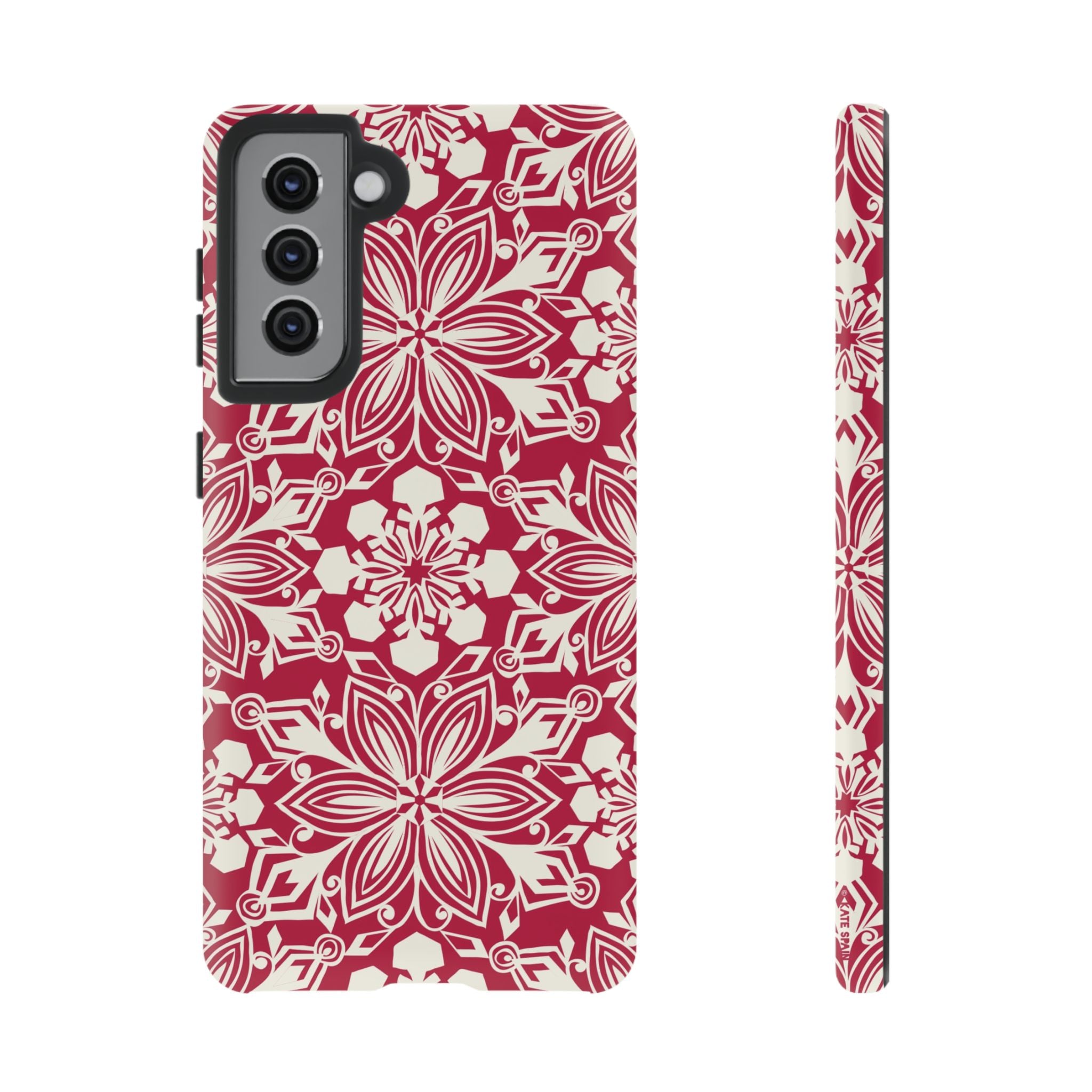 Snowfall Paper Cut Snowflake Samsung Tough Case Samsung Galaxy S21 Matte