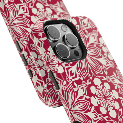 Snowfall Paper Cut Snowflake MagSafe Tough Case