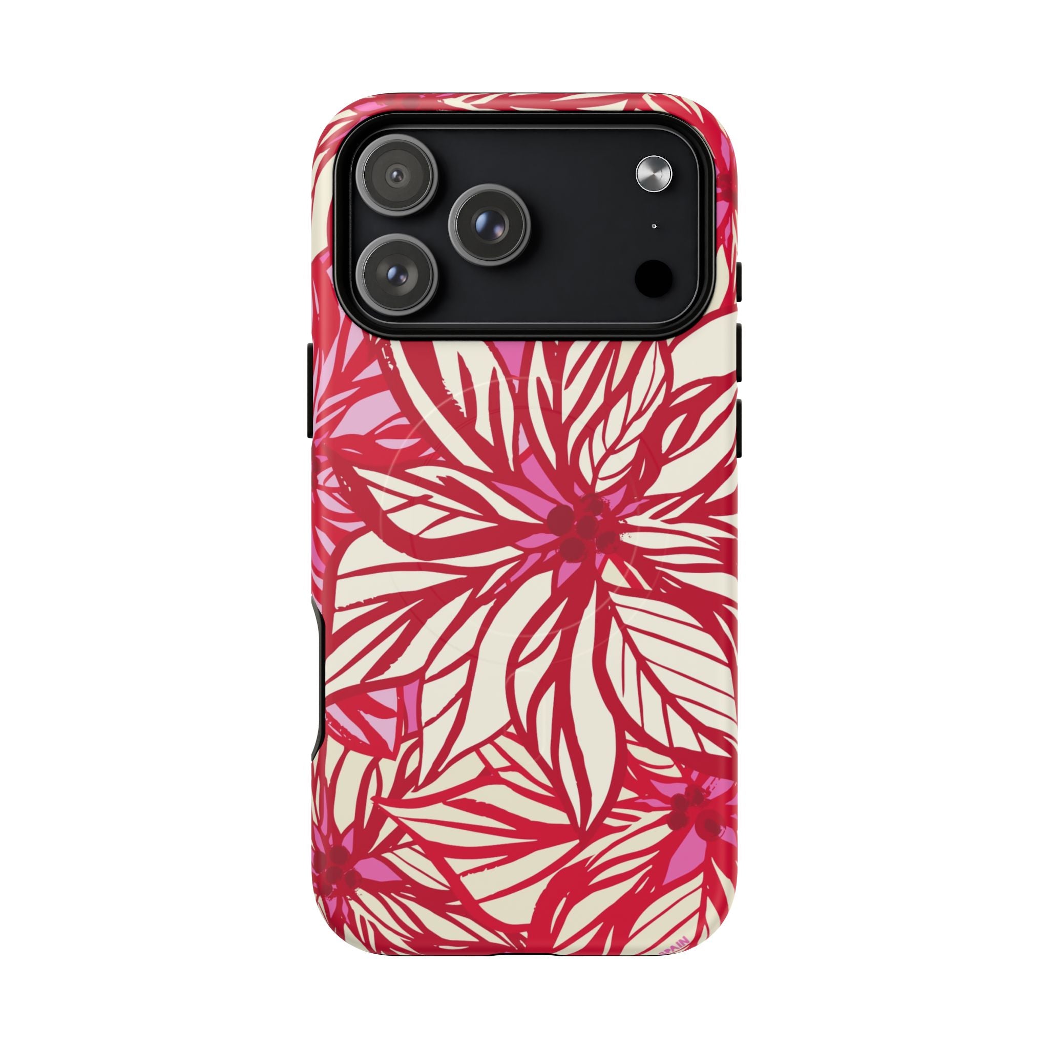 Poinsettia MagSafe iPhone Case