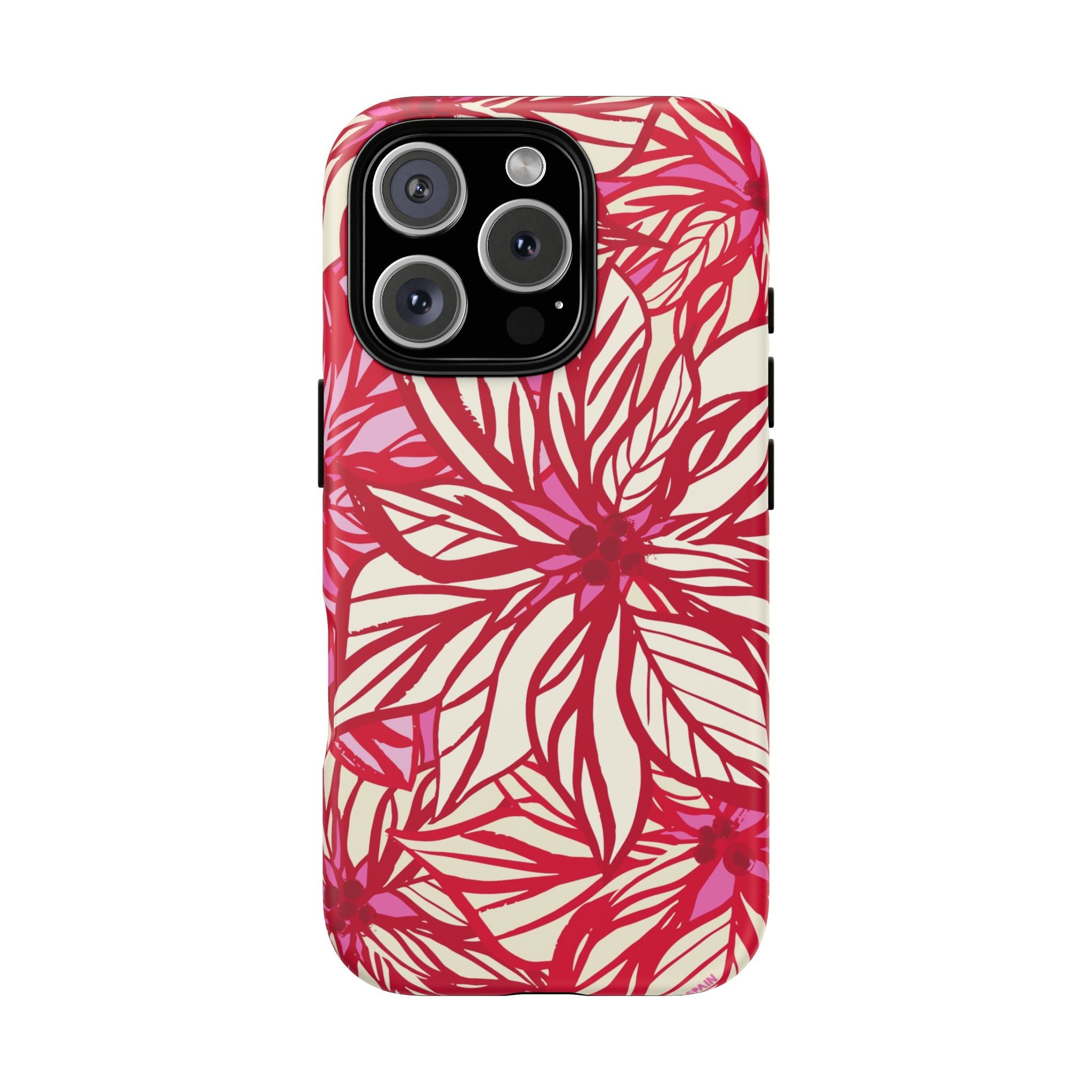 Poinsettia iPhone Tough Case iPhone 16 Pro Matte