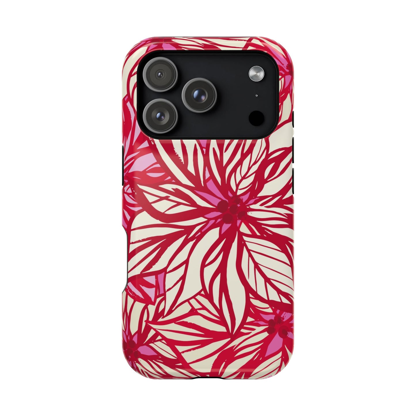 Poinsettia iPhone MagSafe Tough Case