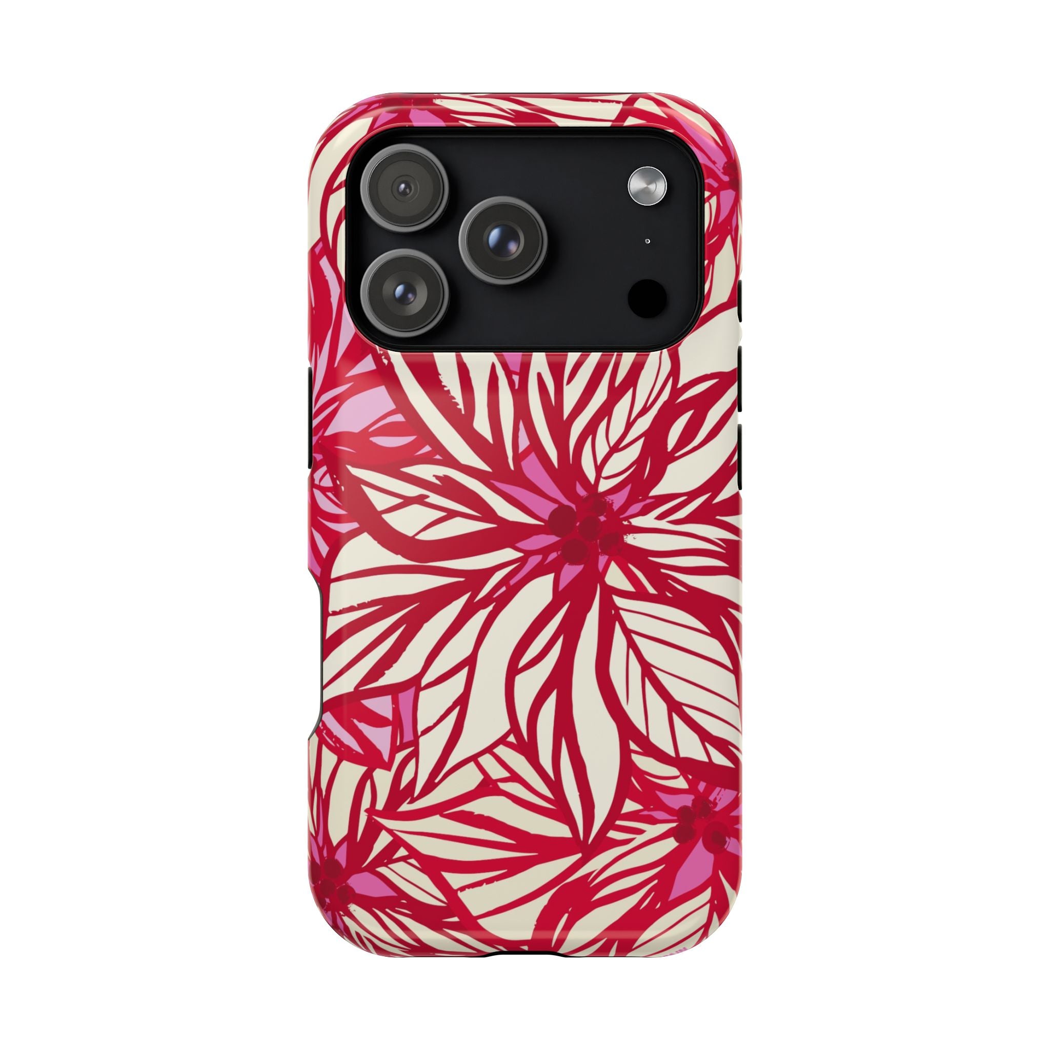 Poinsettia MagSafe iPhone Case