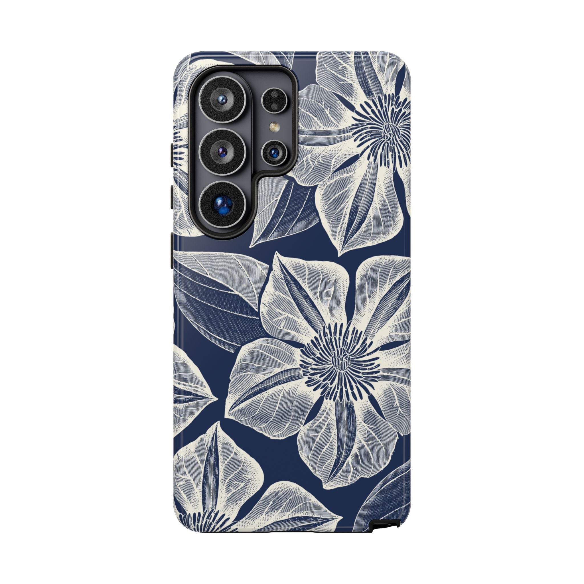 Vintage Bloom Navy Samsung Case
