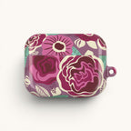 Tea Rose Burgundy AirPods Case