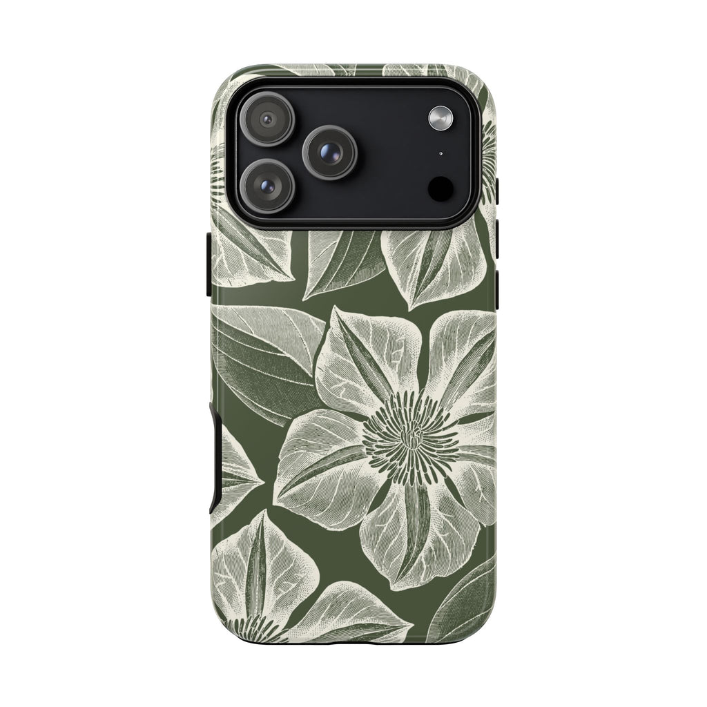 Vintage Bloom Cypress iPhone Case