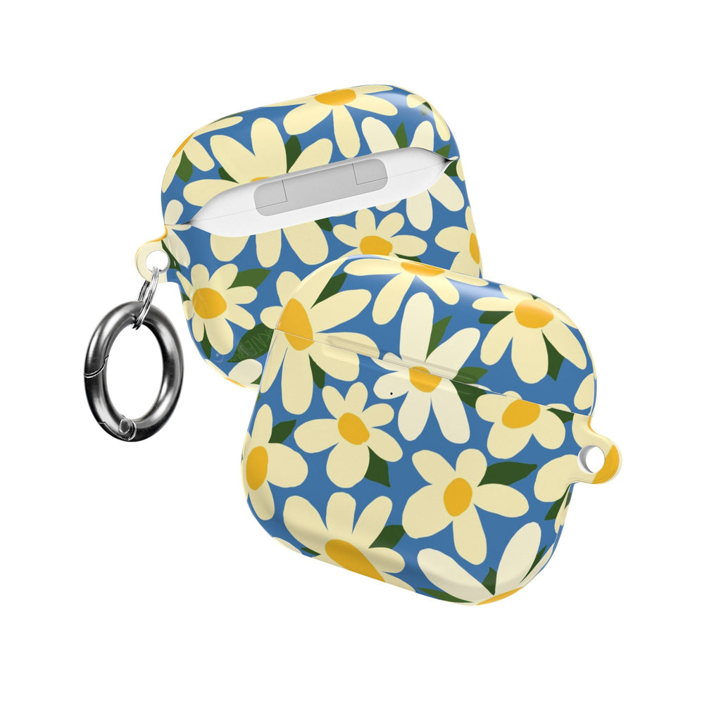 Shasta Daisy Blue AirPods Case