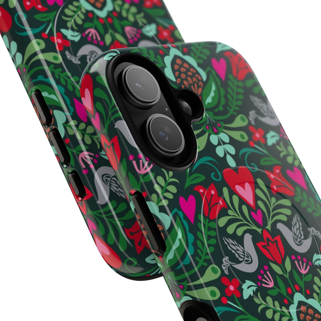 Rosemaling MagSafe iPhone Case