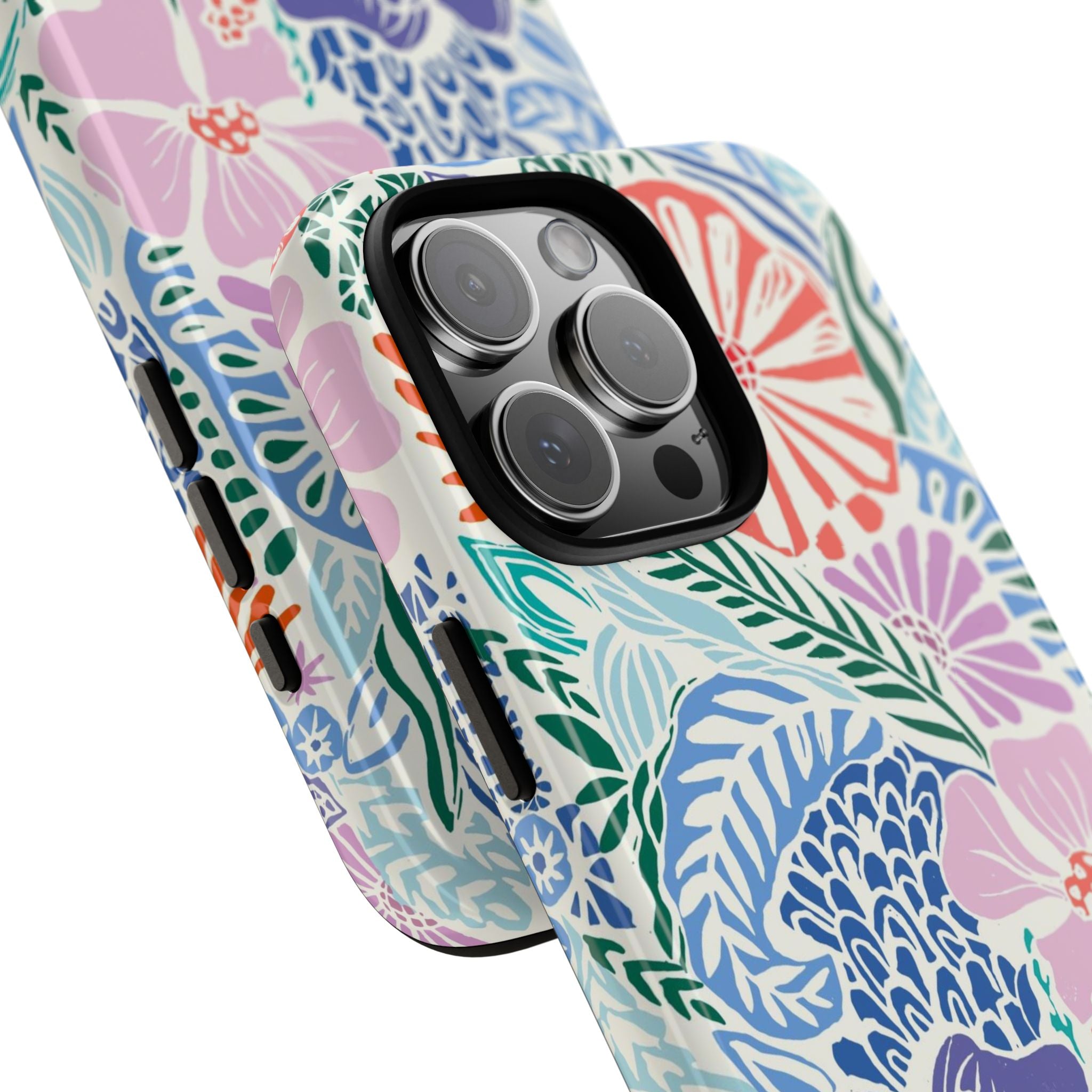 Tropica Tough iPhone 16 Pro Max Case – lifestyle/angled shot