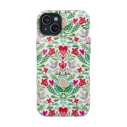 Rosemaling iPhone MagSafe Tough Case