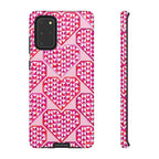 Pink Pyramid Heart Samsung Case