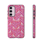 Pink Pyramid Heart Samsung Case