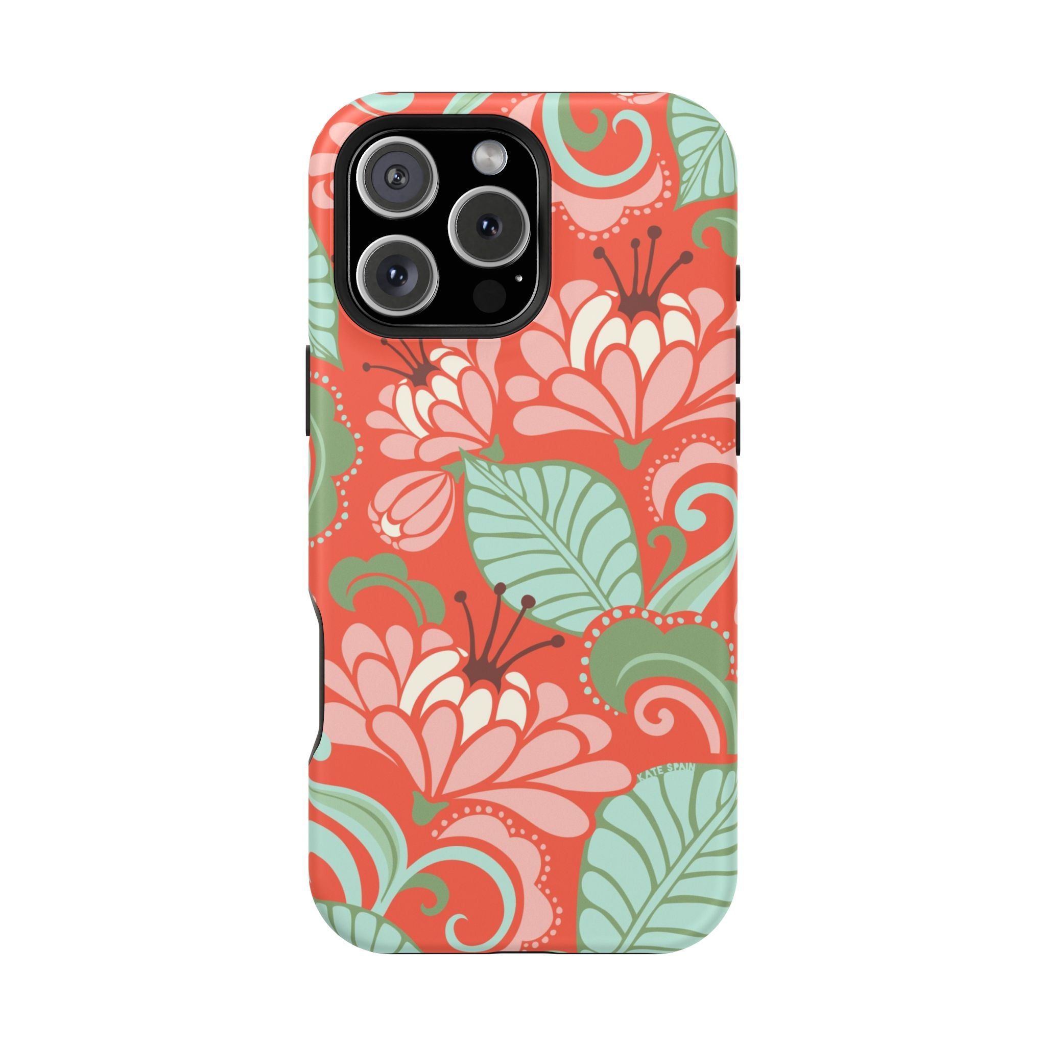 iPhone 16 Pro Max MagSafe case with Sarabande floral pattern in matte finish