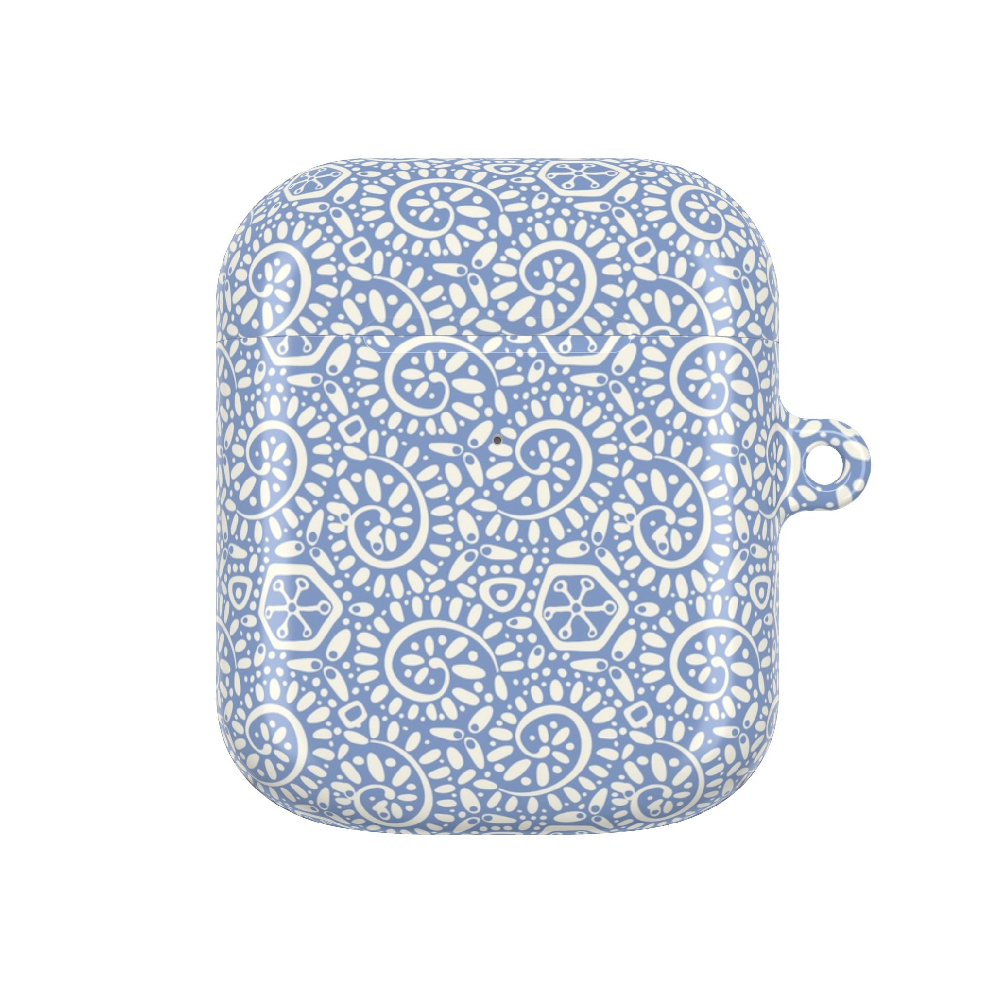 Canto Swirls Pastel Mist Blue AirPods Case