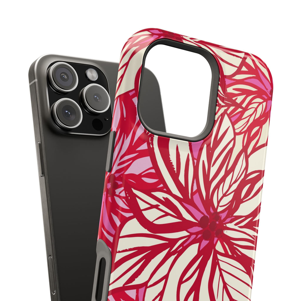 Poinsettia MagSafe iPhone Case
