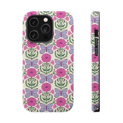 Butterfly MagSafe iPhone Case - Elegant Nature Art