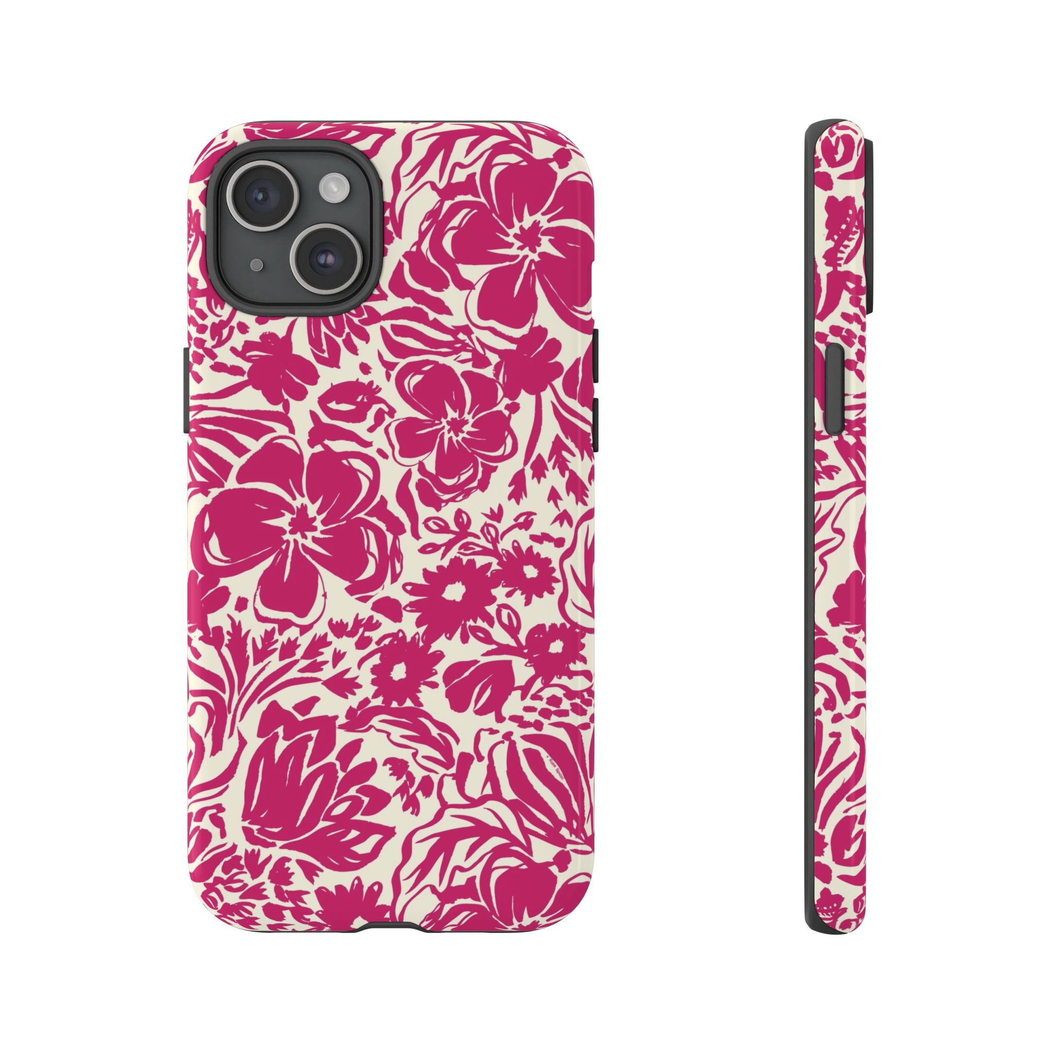 Rhapsody Bright Pink iPhone Case