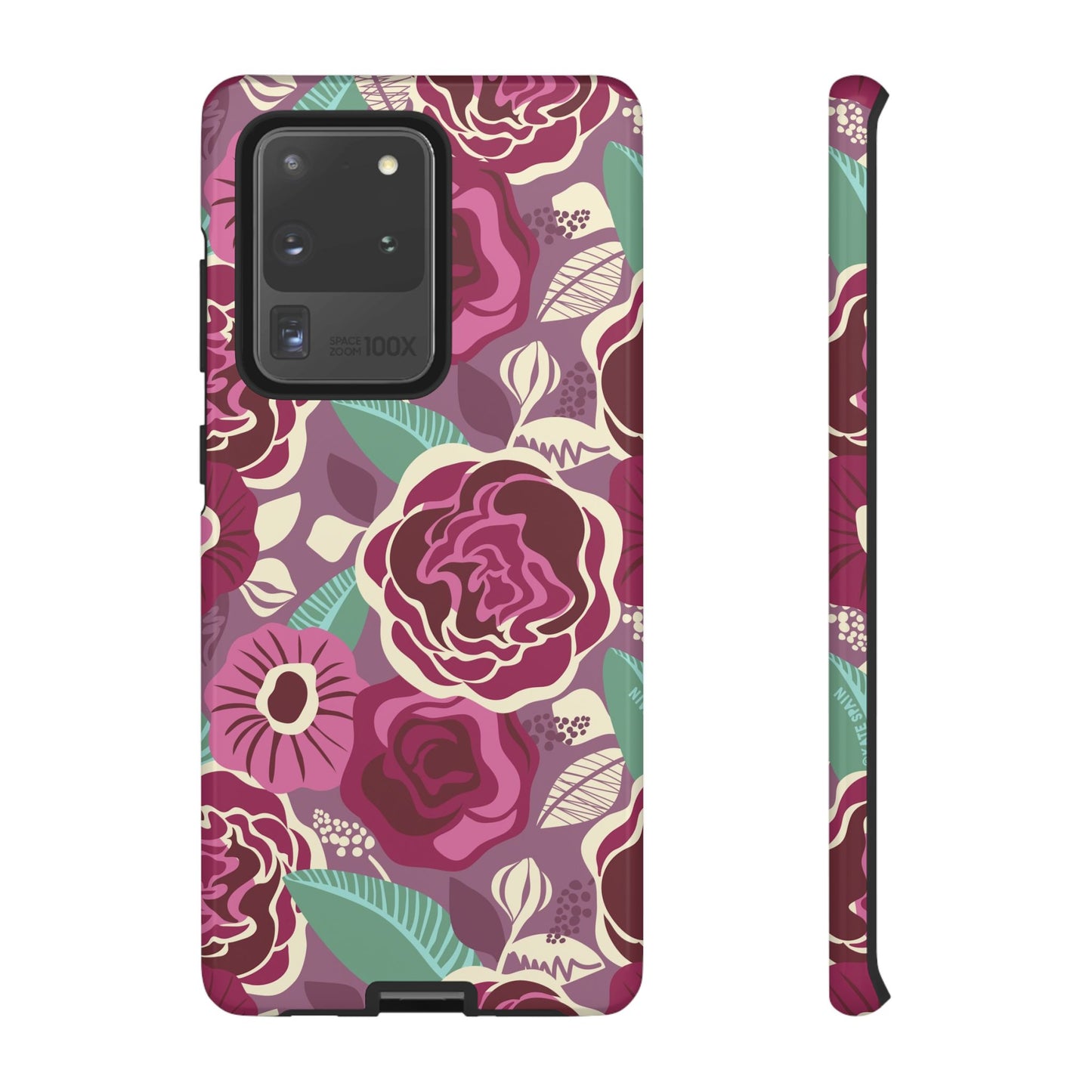 Tea Rose Burgundy Samsung Galaxy Tough Case