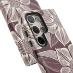 Vintage Bloom Burgundy Samsung Case