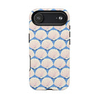 Seashells MagSafe iPhone 17 Air Case – Matte | periwinkle, cream, blush scallop shell print