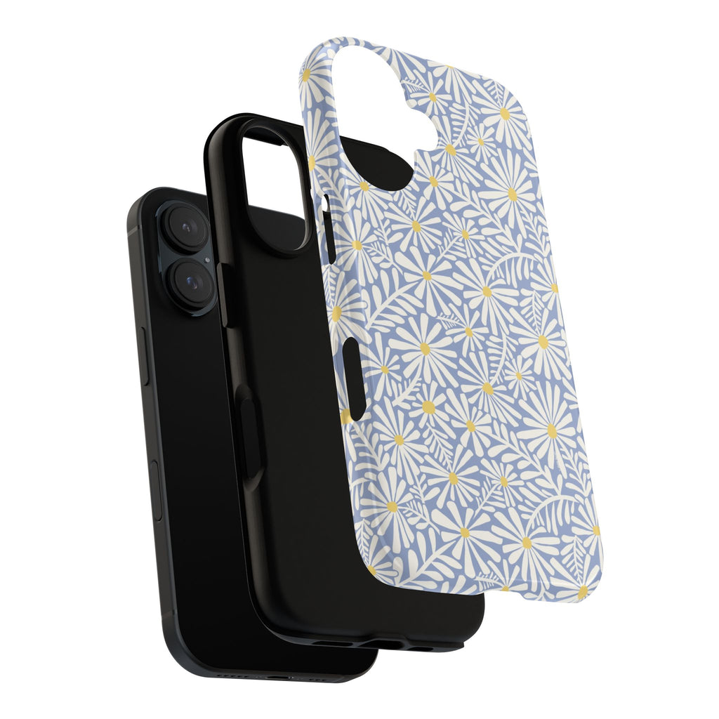 Montauk Daisy Cottage Blue iPhone Case