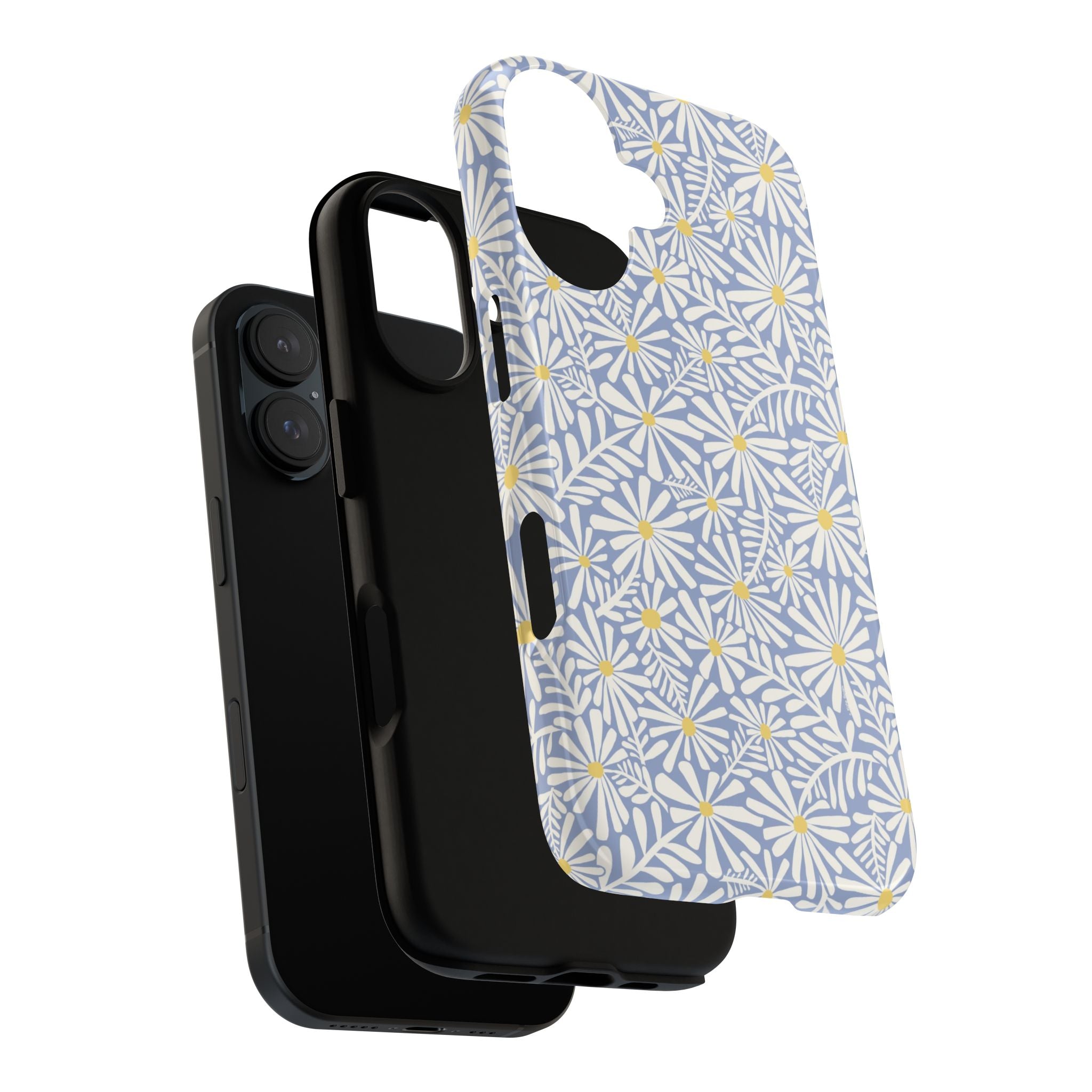 Montauk Daisy Cottage Blue iPhone Case