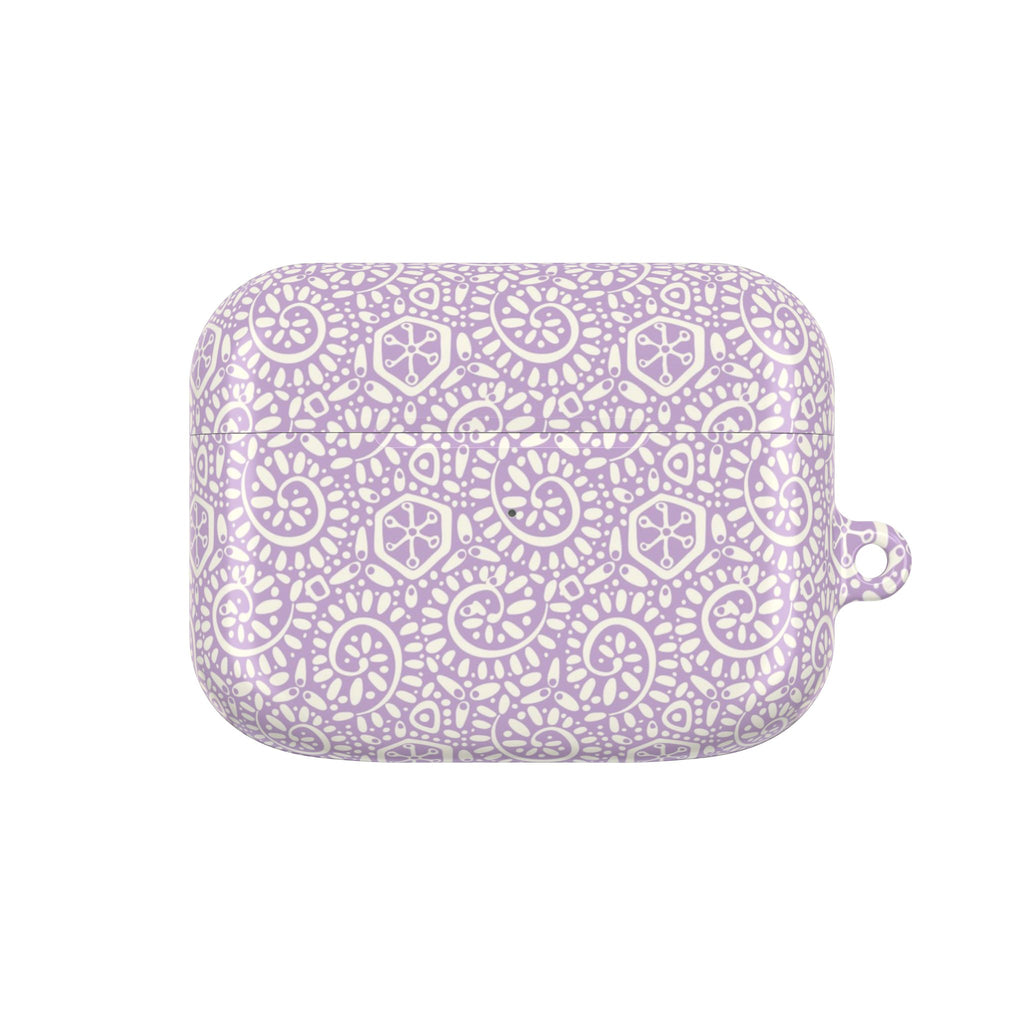 Canto Swirl Pastel Lavender AirPods Case