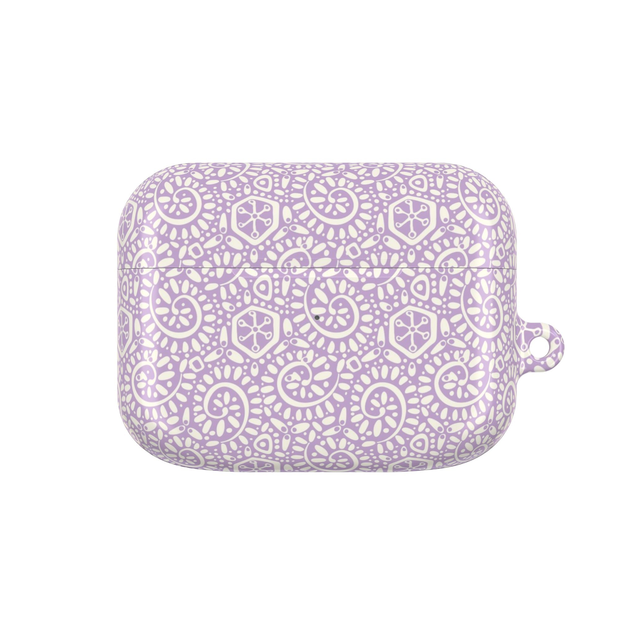 Canto Swirl Pastel Lavender AirPods Case